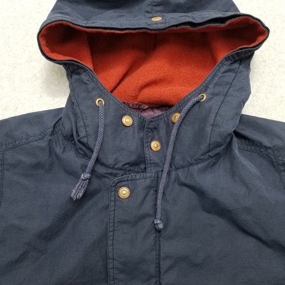 G2000 Jacket Mens Large Blue Full Zip Pockets Hooded - Picture 4 of 11